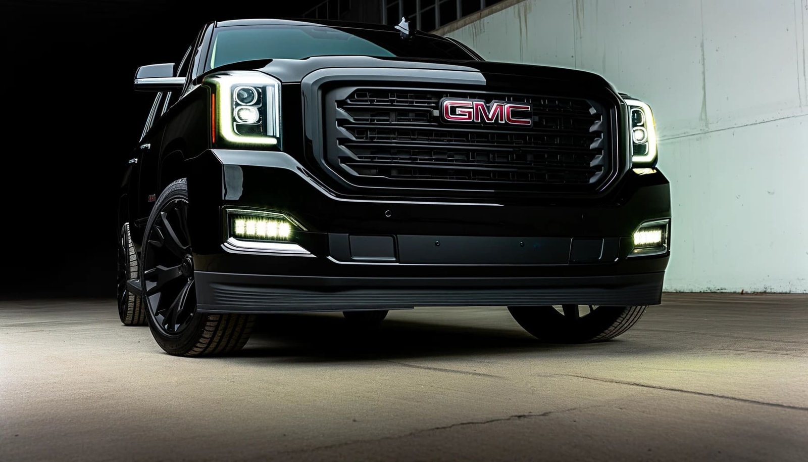 Black GMC Yukon XL SUV service Basking Ridge NJ ready for airport transportation
