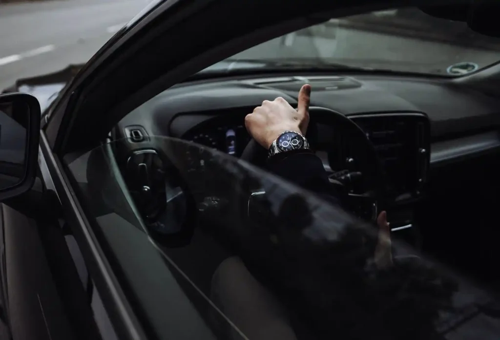 Professional chauffeur driving for Basking Ridge airport and New York City transportation