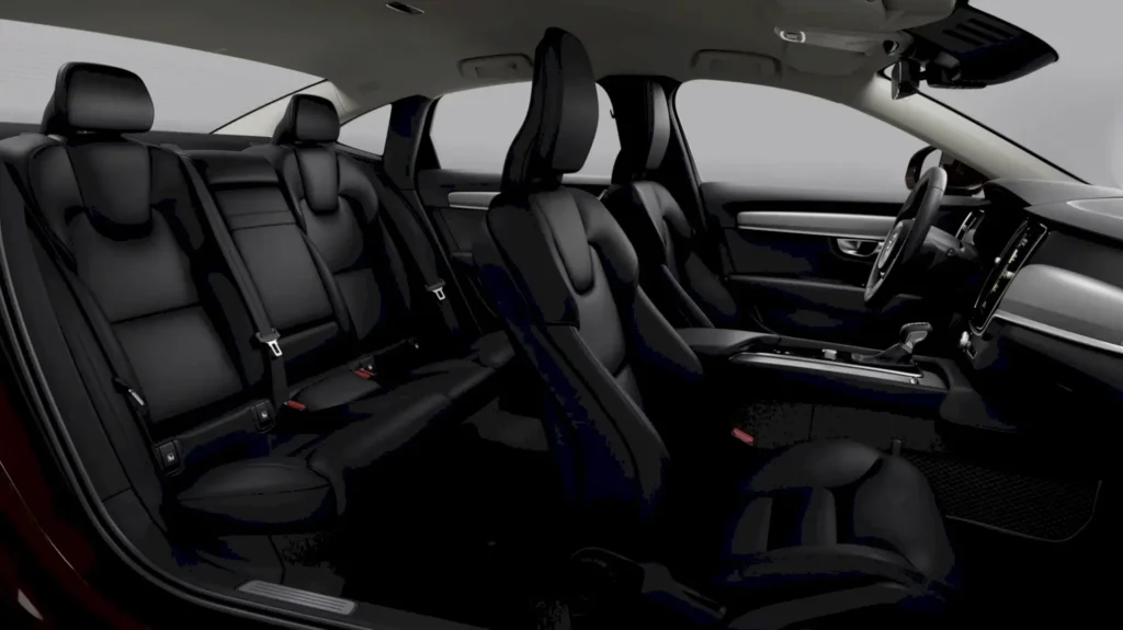 Volvo S90 cabin and seating example